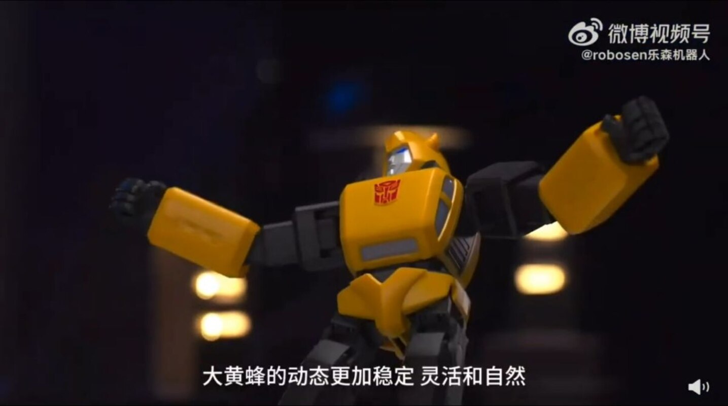 Robosen G1 Bumblebee Official Reveal Video for Transformers Auto